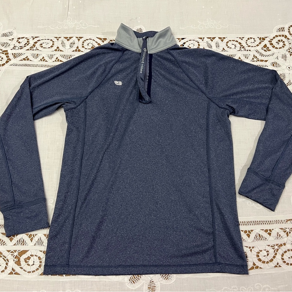 Boys Vineyard Vines Performance 1/4 zip pullover size L 16 - Picture 4 of 9